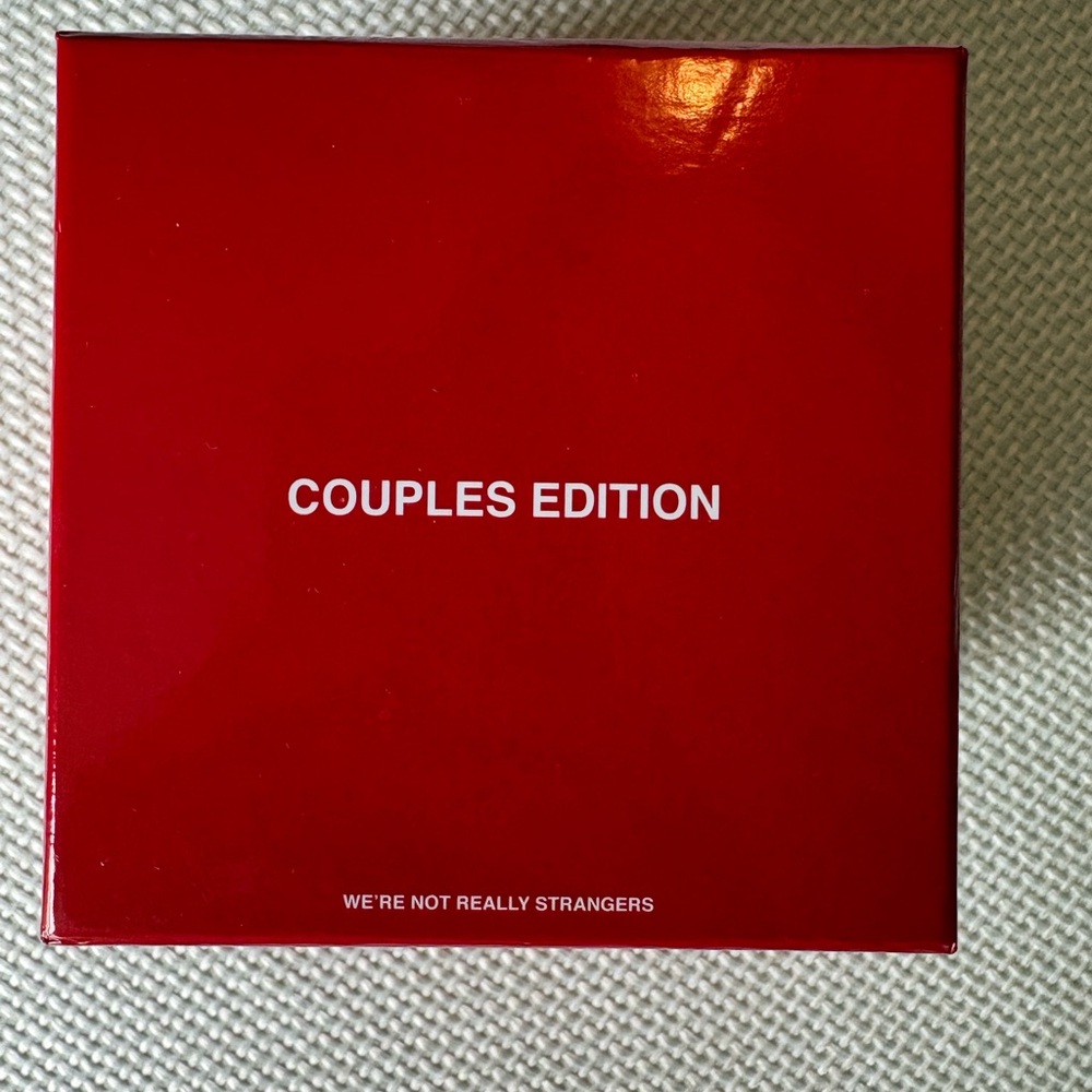 We're Not Really Strangers Card Game Couples Edition Relationship Game COMPLETE